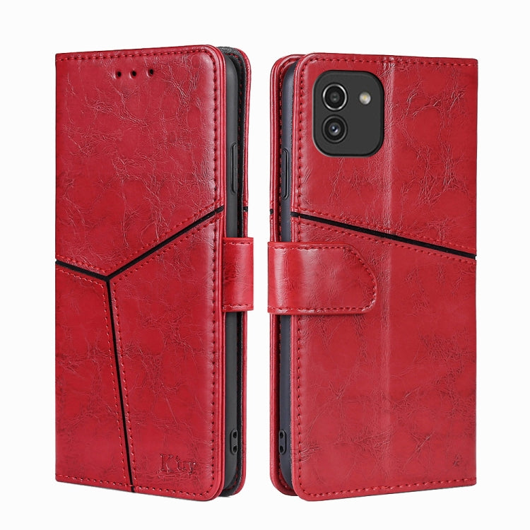 Geometric Stitching Horizontal Flip TPU + PU Leather Phone Case, For Google Pixel 7 5G, For Nokia G21/G11, For Samsung Galaxy A03 EU, For Samsung Galaxy A23 5G, For Samsung Galaxy M33 5G