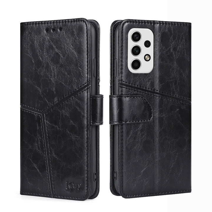 Geometric Stitching Horizontal Flip TPU + PU Leather Phone Case, For Google Pixel 7 5G, For Nokia G21/G11, For Samsung Galaxy A03 EU, For Samsung Galaxy A23 5G, For Samsung Galaxy M33 5G