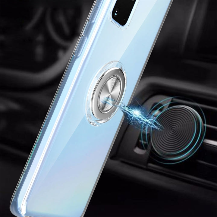 Ultra-thin TPU Protective Case with 360 Degree Rotation Holder, For Galaxy S20, For Galaxy S20 Ultra, For Huawei P40 Pro