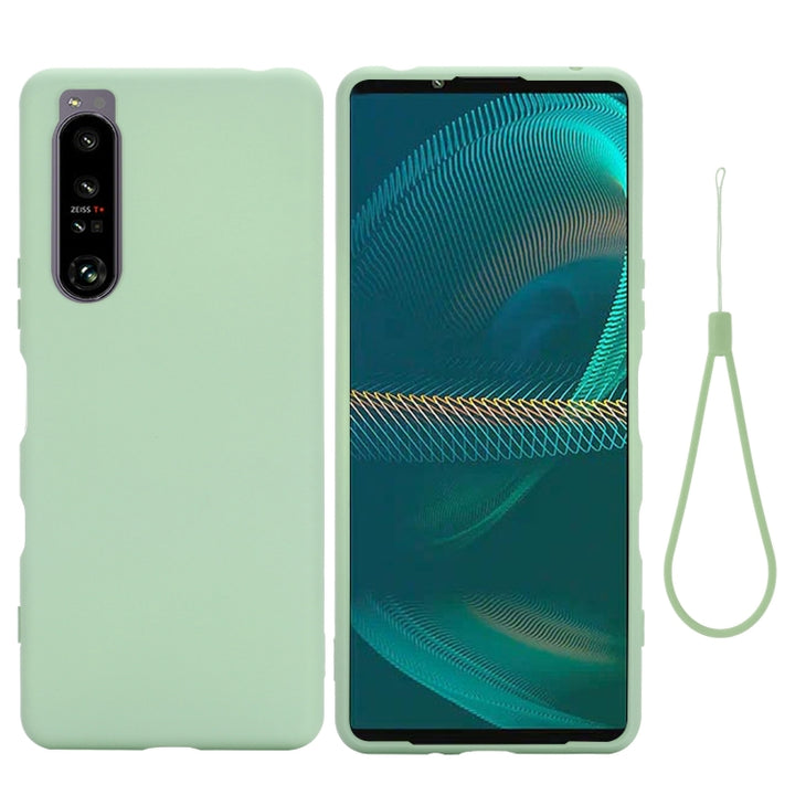 Pure Color Liquid Silicone Shockproof Phone Case, For Sony Xperia 1 IV