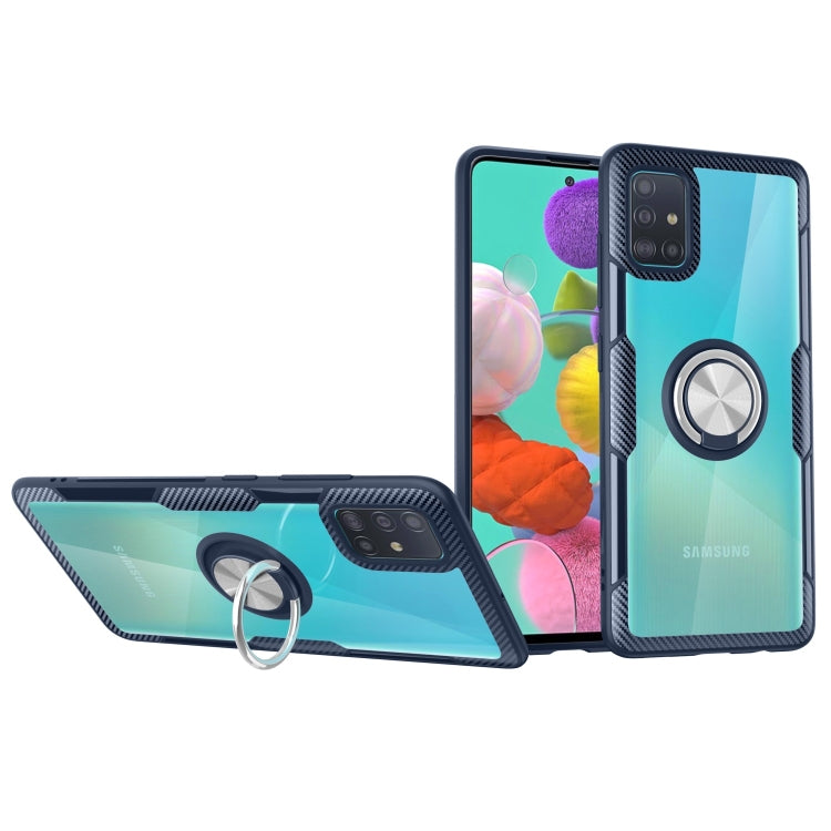 Shockproof Transparent TPU + Acrylic Protective Case with Ring Holder, For Samsung Galaxy A51, For Xiaomi CC9 Pro, For Xiaomi CC9, For Huawei Nova 6, For Huawei P40 Pro, For Vivo X30 Pro