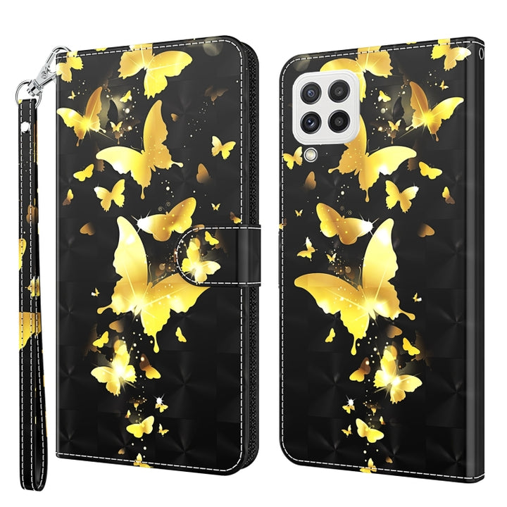 3D Painting Pattern Flip Leather Phone Case, For Samsung Galaxy A22 4G / M32 4G, For Sony Xperia 1 IV, For Sony Xperia 10 IV