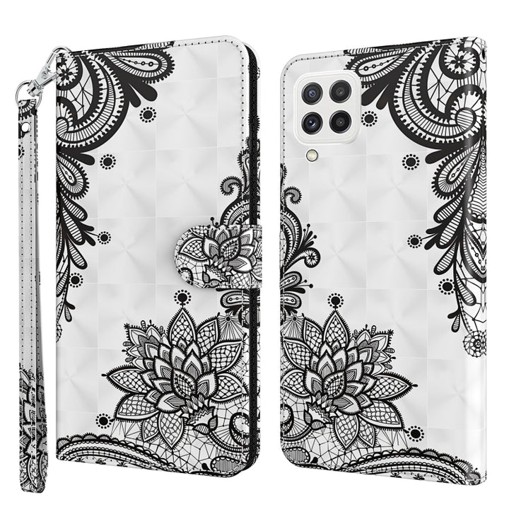 3D Painting Pattern Flip Leather Phone Case, For Samsung Galaxy A22 4G / M32 4G, For Sony Xperia 1 IV, For Sony Xperia 10 IV