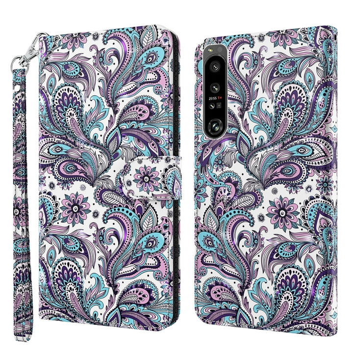 3D Painting Pattern Flip Leather Phone Case, For Samsung Galaxy A22 4G / M32 4G, For Sony Xperia 1 IV, For Sony Xperia 10 IV