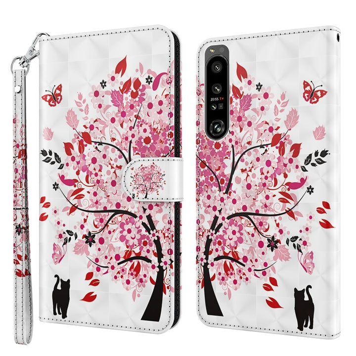 3D Painting Pattern Flip Leather Phone Case, For Samsung Galaxy A22 4G / M32 4G, For Sony Xperia 1 IV, For Sony Xperia 10 IV