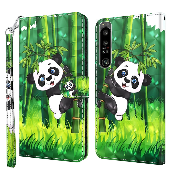 3D Painting Pattern Flip Leather Phone Case, For Samsung Galaxy A22 4G / M32 4G, For Sony Xperia 1 IV, For Sony Xperia 10 IV