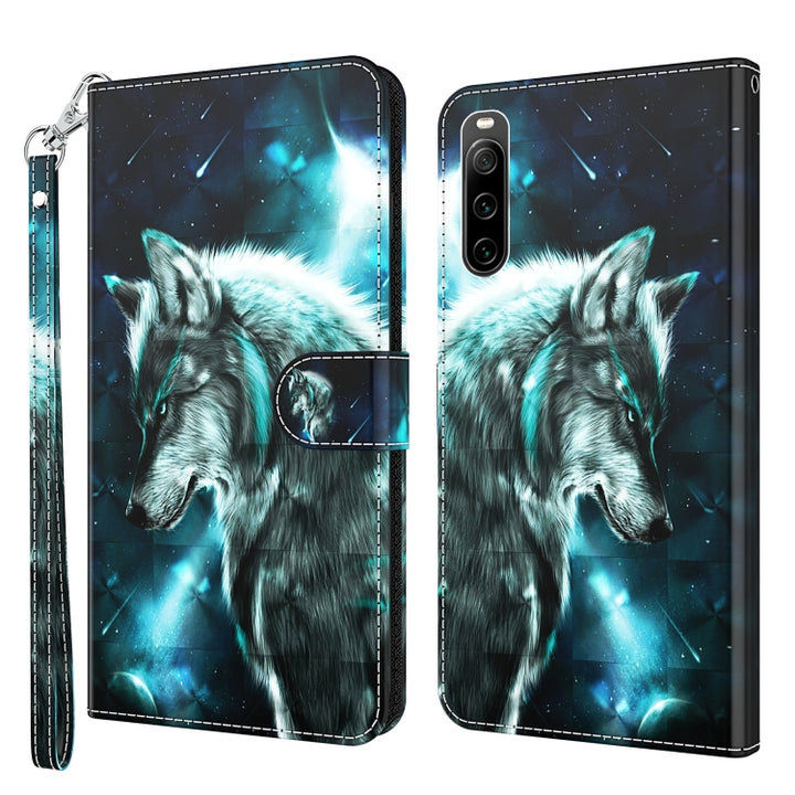 3D Painting Pattern Flip Leather Phone Case, For Samsung Galaxy A22 4G / M32 4G, For Sony Xperia 1 IV, For Sony Xperia 10 IV