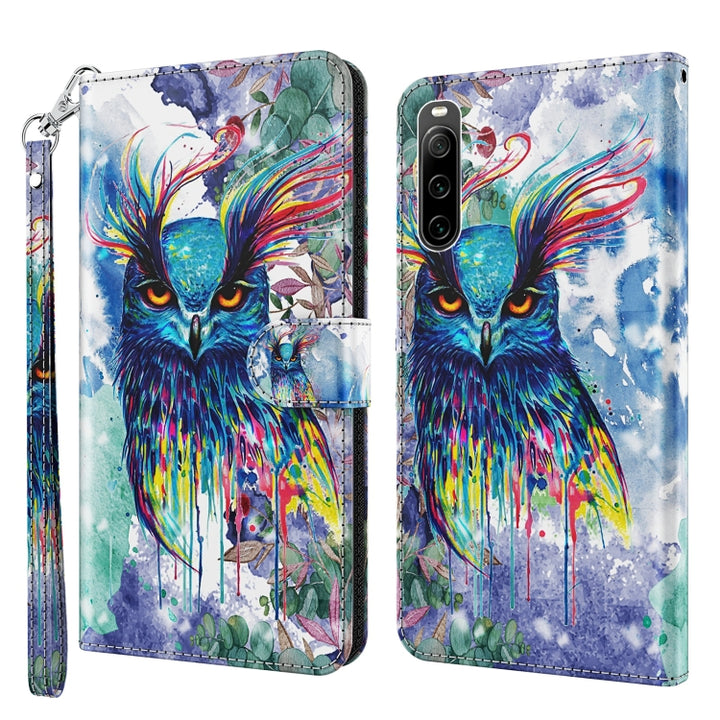 3D Painting Pattern Flip Leather Phone Case, For Samsung Galaxy A22 4G / M32 4G, For Sony Xperia 1 IV, For Sony Xperia 10 IV