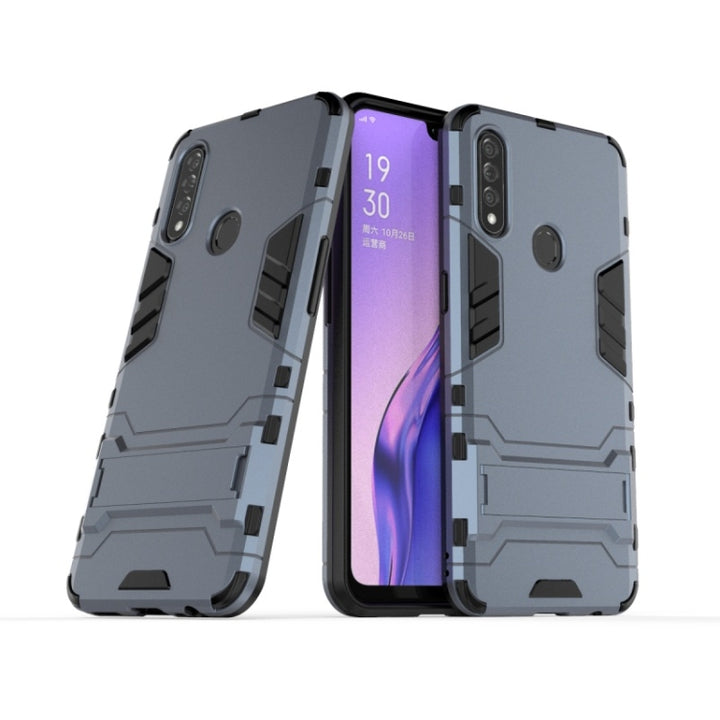 Shockproof PC + TPU with Holder, For OPPO A8, For OPPO Realme 6 Pro, For Huawei Y7p / P40 Lite E, For Huawei Enjoy 10E, For Galaxy A70e