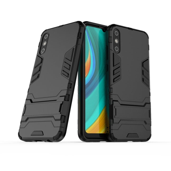 Shockproof PC + TPU with Holder, For OPPO A8, For OPPO Realme 6 Pro, For Huawei Y7p / P40 Lite E, For Huawei Enjoy 10E, For Galaxy A70e