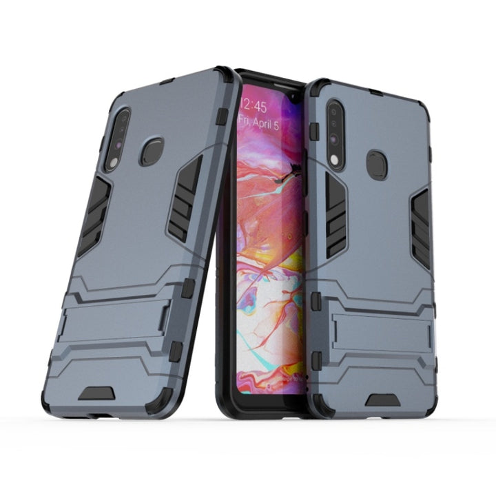 Shockproof PC + TPU with Holder, For OPPO A8, For OPPO Realme 6 Pro, For Huawei Y7p / P40 Lite E, For Huawei Enjoy 10E, For Galaxy A70e