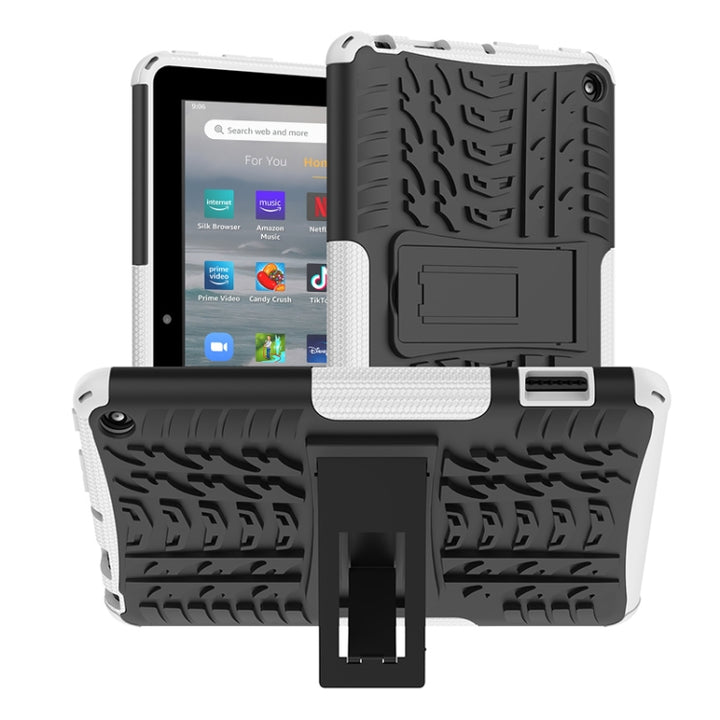 Tire Texture TPU + PC Phone Case with Holder, For Sony Xperia 1 IV, For Amazon Kindle Fire 7 2022