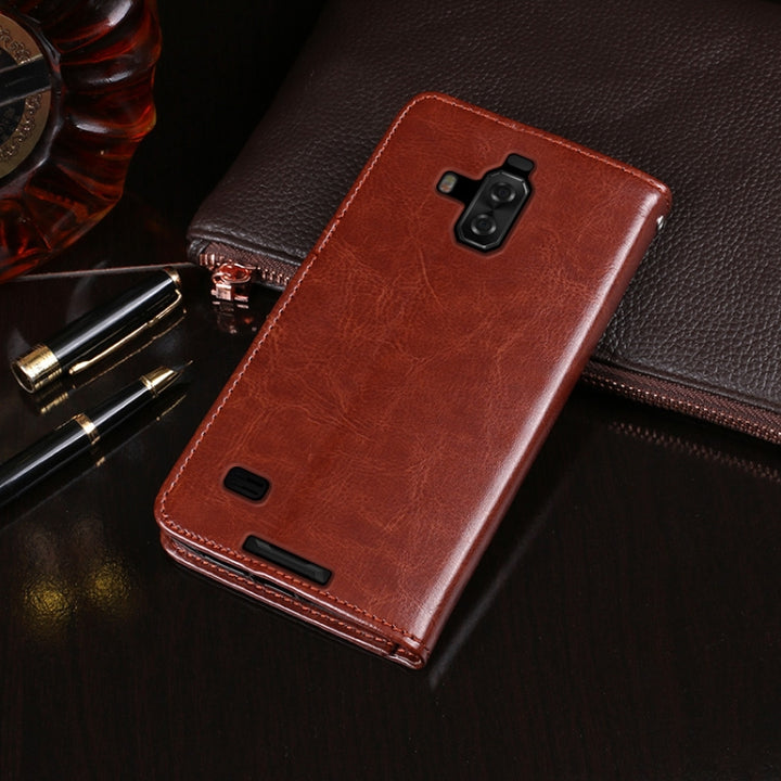 idewei Crazy Horse Texture Horizontal Flip Leather Case with Holder & Card Slots & Wallet, For Blackview BV9600 Pro, For Blackview BV9800 Pro, For Cubot P30, For Infinix S4