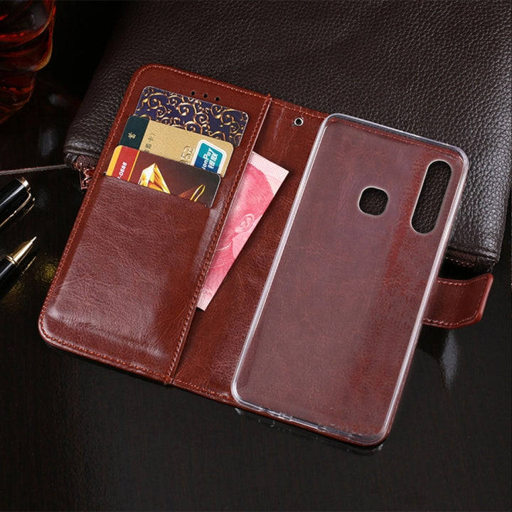 idewei Crazy Horse Texture Horizontal Flip Leather Case with Holder & Card Slots & Wallet, For Infinix Smart 3 Plus, For OPPO Realme 5i, For Galaxy S10e, For Huawei Enjoy 10e