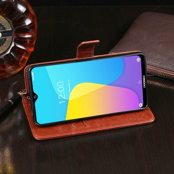 idewei Crazy Horse Texture Horizontal Flip Leather Case with Holder & Card Slots & Wallet, For Doogee X90, For LG V60 ThinQ, For OPPO Find X2, For OPPO Realme 6 Pro