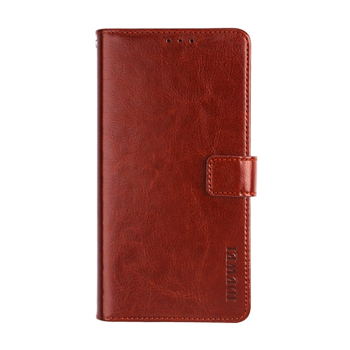 idewei Crazy Horse Texture Horizontal Flip Leather Case with Holder & Card Slots & Wallet, For OPPO Realme X50 Pro, For Xiaomi Redmi Note 9S, For Xiaomi Redmi K30 Pro