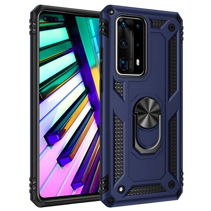 Shockproof TPU + PC Protective Case with 360 Degree Rotating Holder, For Huawei P40, For Galaxy A41, For Huawei P40 Pro, For Huawei P40 Lite