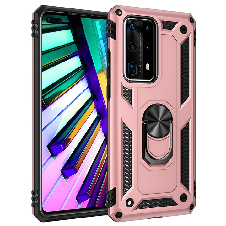 Shockproof TPU + PC Protective Case with 360 Degree Rotating Holder, For Huawei P40, For Galaxy A41, For Huawei P40 Pro, For Huawei P40 Lite