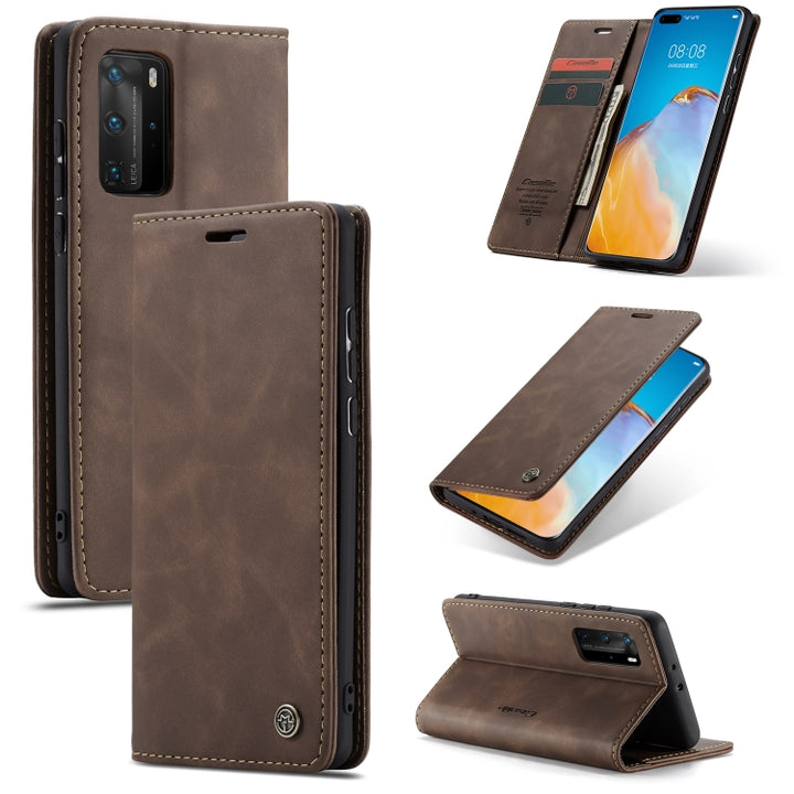 CaseMe-013 Multifunctional Horizontal Flip Leather Case with Card Slot & Holder & Wallet, For Huawei P40, For Huawei P40 Pro, For Huawei P40 Lite