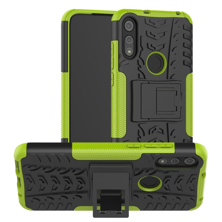 Tire Texture Shockproof TPU+PC Protective Case with Holder, For Motorola Moto E (2020), For Sony Xperia 1 II, For Huawei P40 Lite, For Huawei Y7P