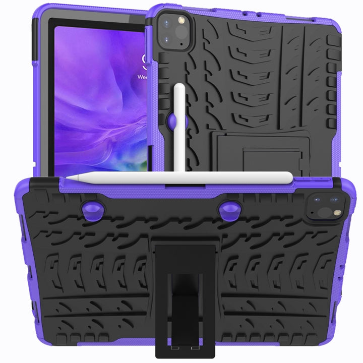 Tire Texture Shockproof TPU+PC Protective Case with Holder, For iPad Pro 11 (2020), For Huawei Matepad Pro 10.8