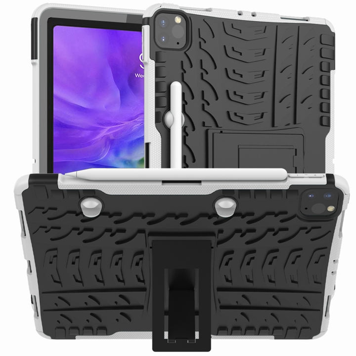 Tire Texture Shockproof TPU+PC Protective Case with Holder, For iPad Pro 11 (2020), For Huawei Matepad Pro 10.8