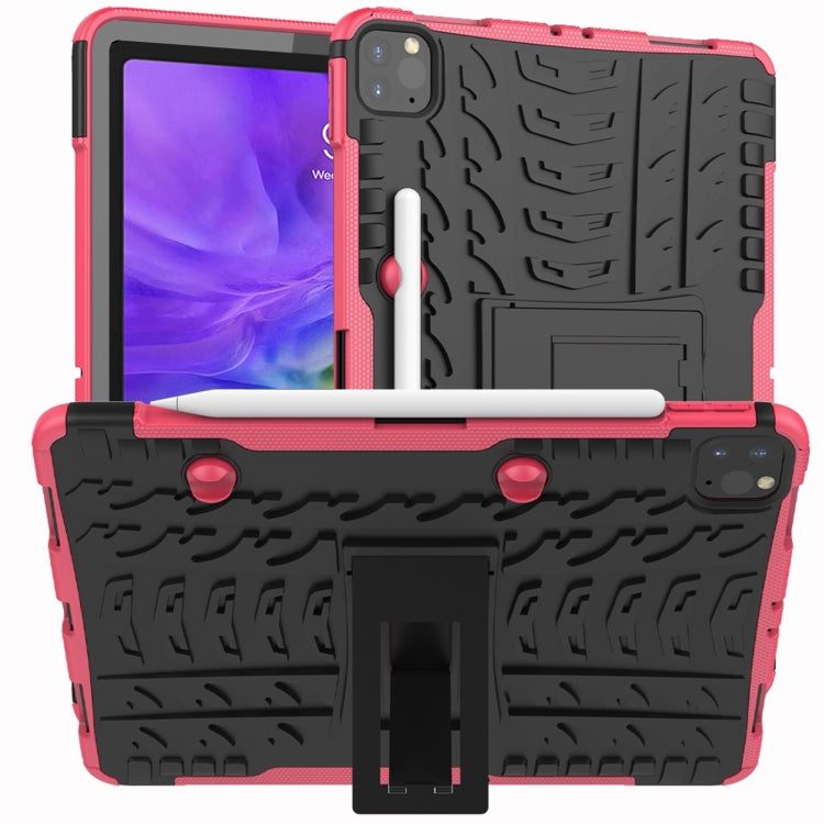 Tire Texture Shockproof TPU+PC Protective Case with Holder, For iPad Pro 11 (2020), For Huawei Matepad Pro 10.8