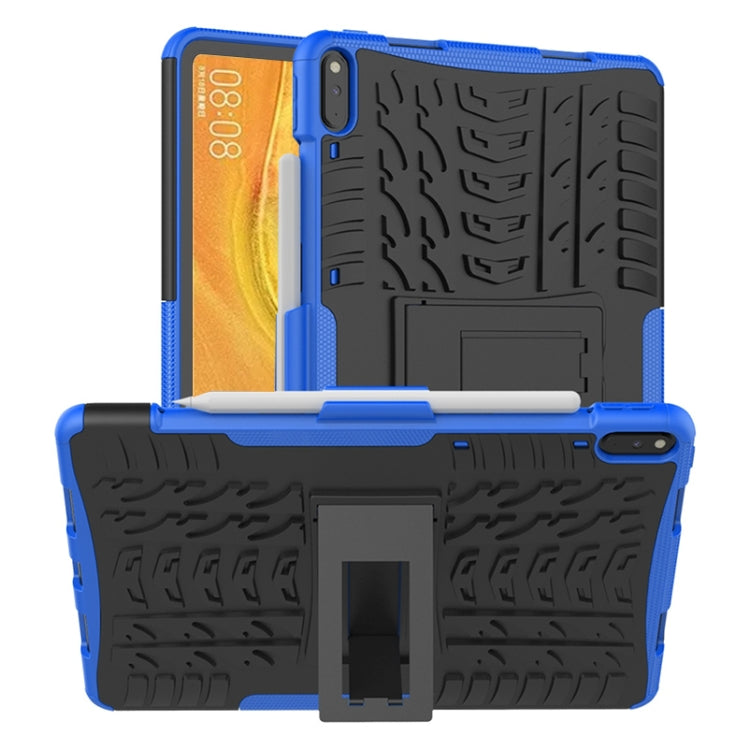 Tire Texture Shockproof TPU+PC Protective Case with Holder, For iPad Pro 11 (2020), For Huawei Matepad Pro 10.8