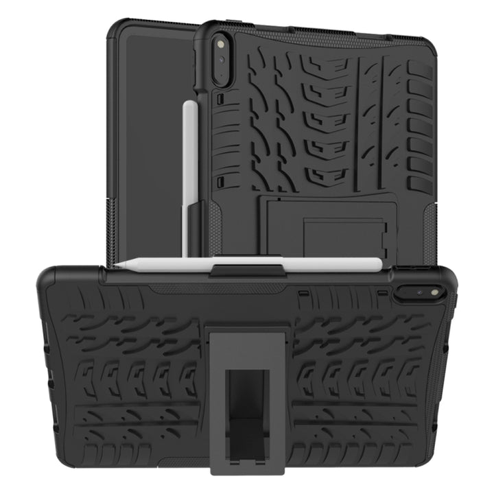 Tire Texture Shockproof TPU+PC Protective Case with Holder, For iPad Pro 11 (2020), For Huawei Matepad Pro 10.8