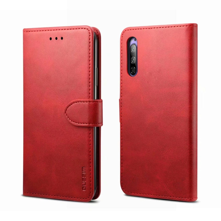 GUSSIM Business Style Horizontal Flip Leather Case with Holder & Card Slots & Wallet, For Sony Xperia 5, For Sony Xperia 8 / Xperia 20