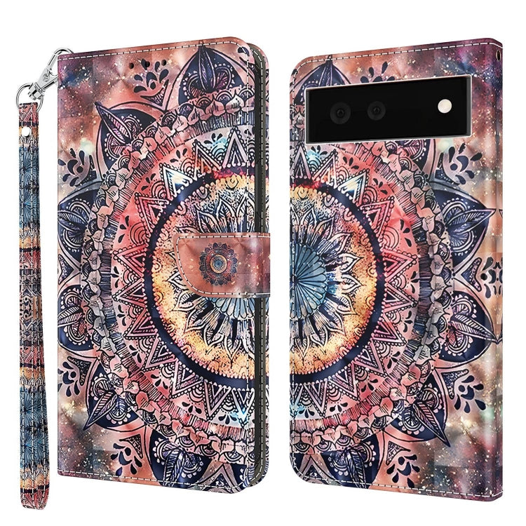 3D Painted Leather Phone Case, For OnePlus Nord N20 5G, For OnePlus Nord N200 5G, For Google Pixel 6a