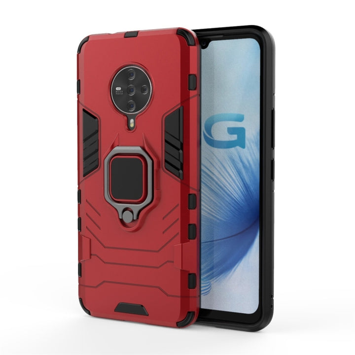 PC + TPU Shockproof Protective Case with Magnetic Ring Holder, For Vivo S6, For Xiaomi Redmi Note 9 Pro Max, For Huawei Y7P, For Huawei Enjoy 10e