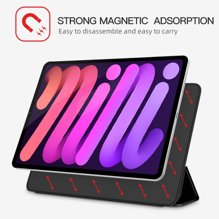 Double-sided Clip 3-fold Magnetic Smart Leather Tablet Case, For iPad mini 6 / mini 2024, For iPad 10th Gen 10.9 2022