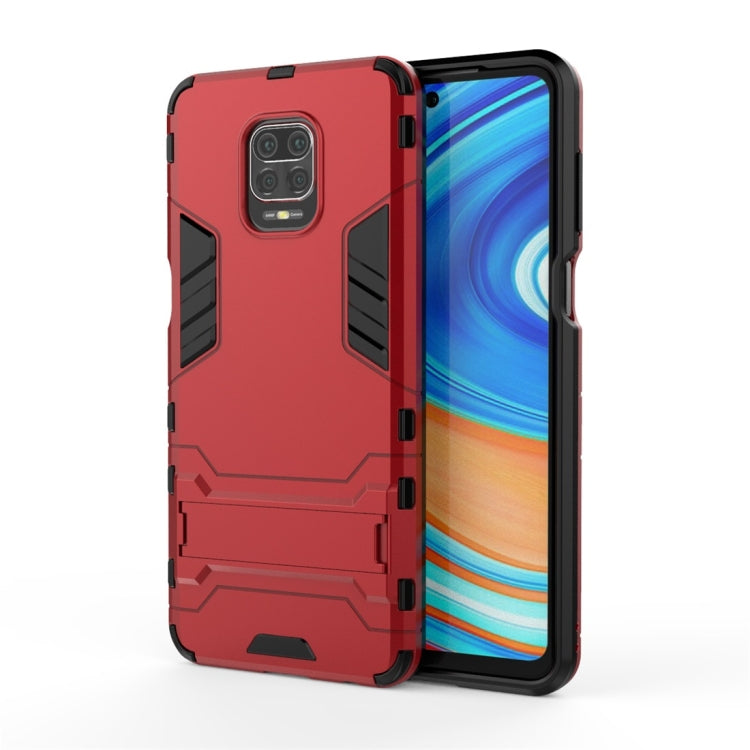 Shockproof PC + TPU Protective Case with Invisible Holder, For Xiaomi Redmi Note 9 Pro Max, For Huawei Y7P