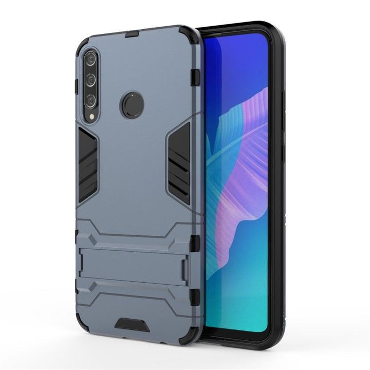 Shockproof PC + TPU Protective Case with Invisible Holder, For Xiaomi Redmi Note 9 Pro Max, For Huawei Y7P