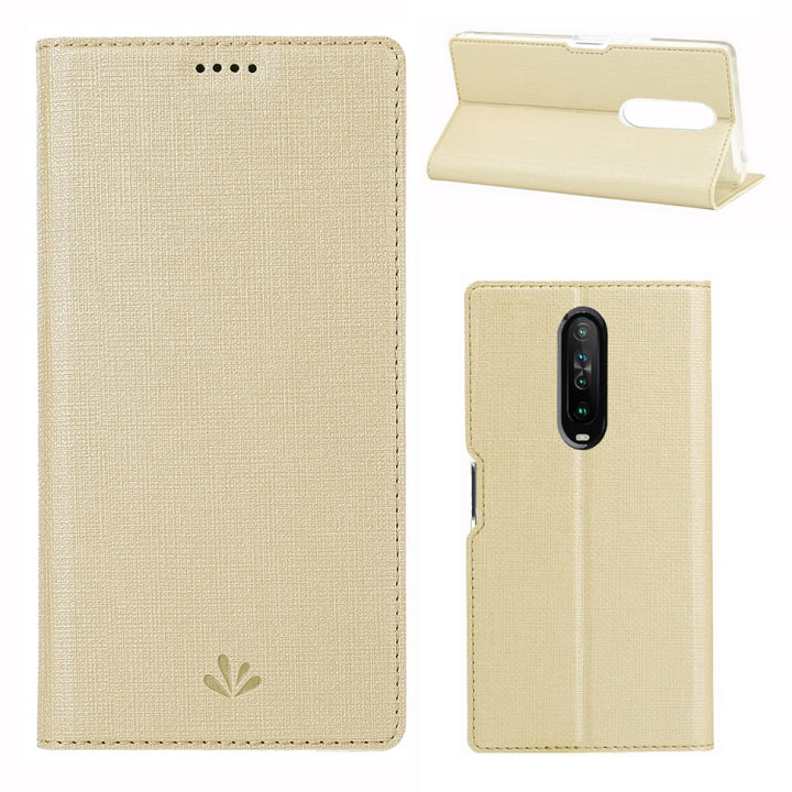 ViLi Shockproof TPU + PU Horizontal Flip Protective Case with Card Slot & Holder, For  Sony Xperia 1 II, For Sony Xperia 10 II, Xiaomi Mi 10 & 10 Pro 5G, Xiaomi Redmi K30 & K30 5G