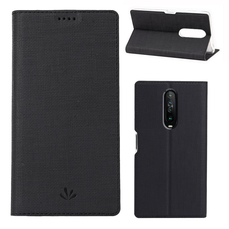 ViLi Shockproof TPU + PU Horizontal Flip Protective Case with Card Slot & Holder, For  Sony Xperia 1 II, For Sony Xperia 10 II, Xiaomi Mi 10 & 10 Pro 5G, Xiaomi Redmi K30 & K30 5G