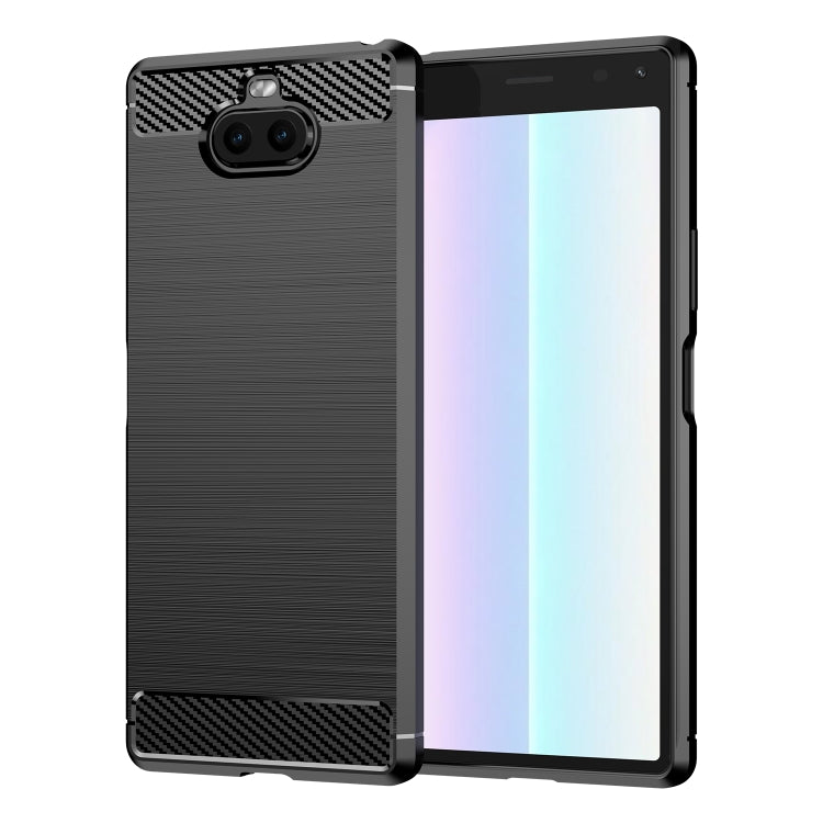 Brushed Texture Carbon Fiber TPU Phone Case, For Sony Xperia L3, For Sony Xperia XZ1, For Sony Xperia 8/8 Lite, For Sony Xperia Ace II, For Sony Xperia 5 III, For Sony Xperia Pro-I