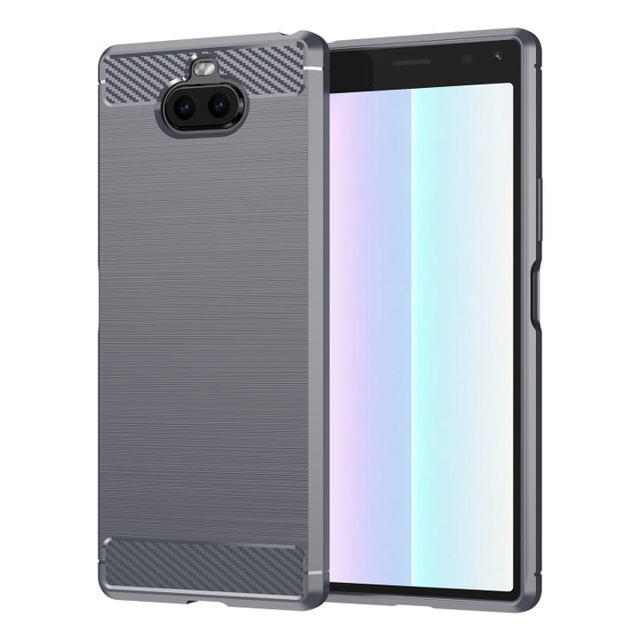 Brushed Texture Carbon Fiber TPU Phone Case, For Sony Xperia L3, For Sony Xperia XZ1, For Sony Xperia 8/8 Lite, For Sony Xperia 5 III, For Sony Xperia Pro-I