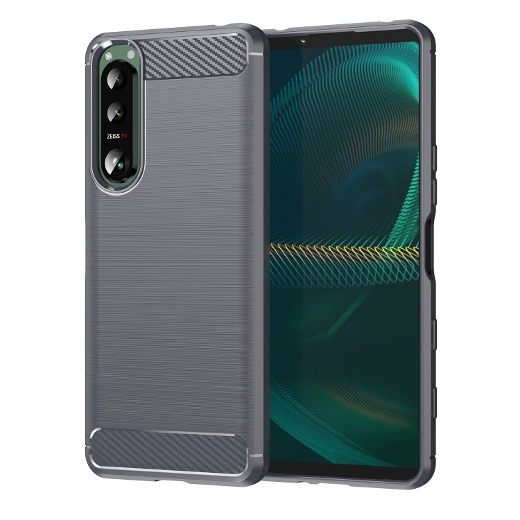 Brushed Texture Carbon Fiber TPU Phone Case, For Sony Xperia L3, For Sony Xperia XZ1, For Sony Xperia 8/8 Lite, For Sony Xperia Ace II, For Sony Xperia 5 III, For Sony Xperia Pro-I