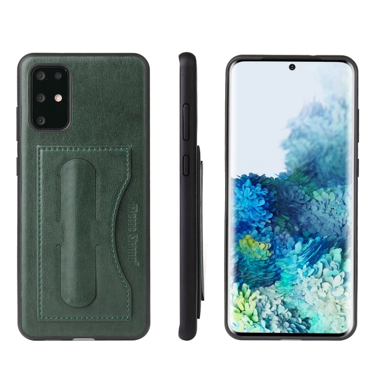 Fierre Shann Full Coverage PU Leather Protective Case with Holder & Card Slot, For Galaxy S20, For Galaxy S20+, For Galaxy S20 Ultra, For Huawei Mate 30, For Huawei Mate 30 Pro