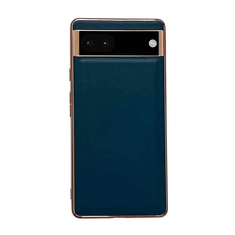 Genuine Leather Xiaoya Series Nano Electroplating Phone Case, For Google Pixel 6, For Google Pixel 6 Pro, For Google Pixel 7, For Google Pixel 7 Pro