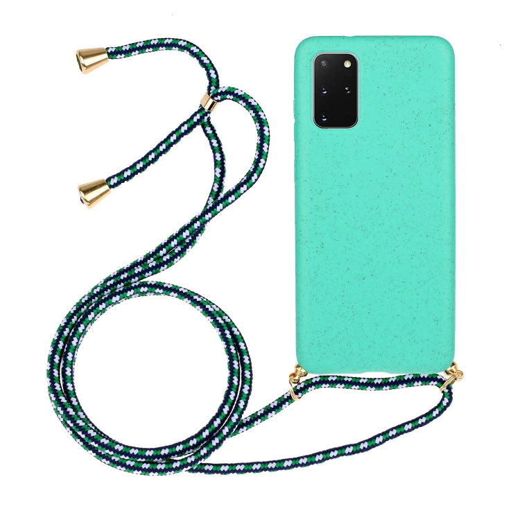 Wheat Straw Material + TPU Protective Case with Lanyard, For Samsung Galaxy S10e, For Samsung Galaxy S20, For Samsung Galaxy S20 Plus, For Samsung Galaxy S20 Ultra