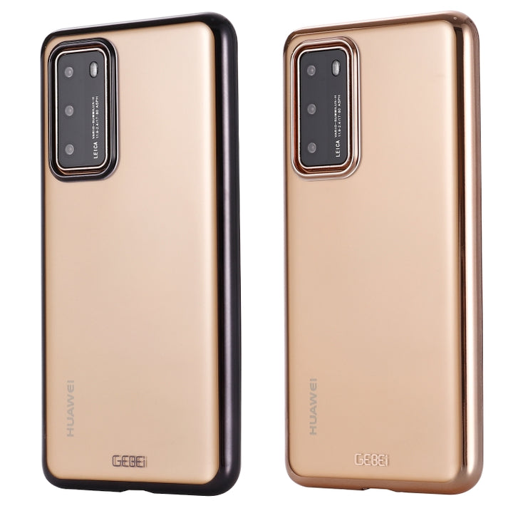 GEBEI Plating TPU Shockproof Protective Case, For Huawei P40, For Huawei P40 Pro, For Galaxy S20, For Galaxy S20+, For Galaxy S20 Ultra