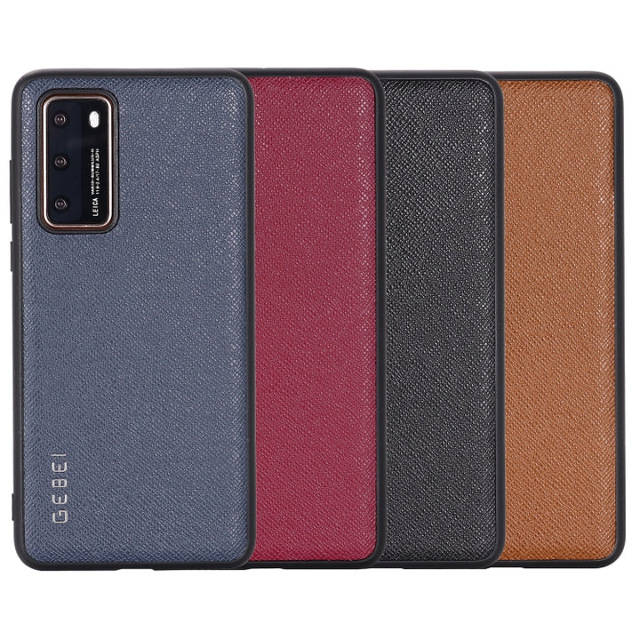 GEBEI Full-coverage Shockproof Leather Protective Case, For Huawei P40, For Huawei P40 Pro, For Samsung Galaxy S20, For Samsung Galaxy S20+, For Samsung Galaxy S20 Ultra