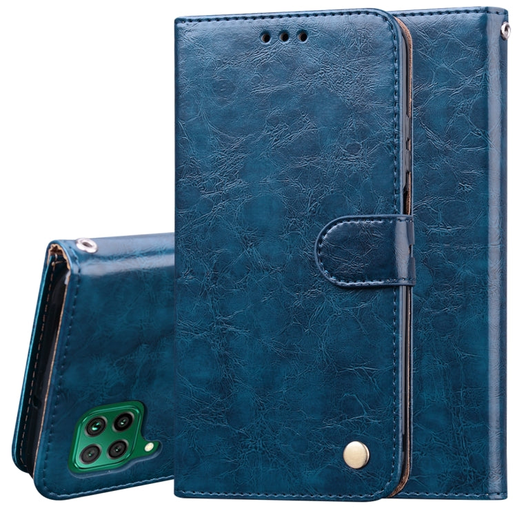 Business Style Oil Wax Texture Horizontal Flip Leather Case, with Holder & Card Slots & Wallet, For Xiaomi Redmi Note 9 Pro, For Huawei P40 Lite, For Huawei P40, For Huawei P40 Pro, For Galaxy M31