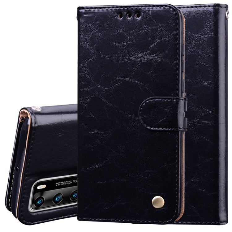 Business Style Oil Wax Texture Horizontal Flip Leather Case, with Holder & Card Slots & Wallet, For Xiaomi Redmi Note 9 Pro, For Huawei P40 Lite, For Huawei P40, For Huawei P40 Pro, For Galaxy M31