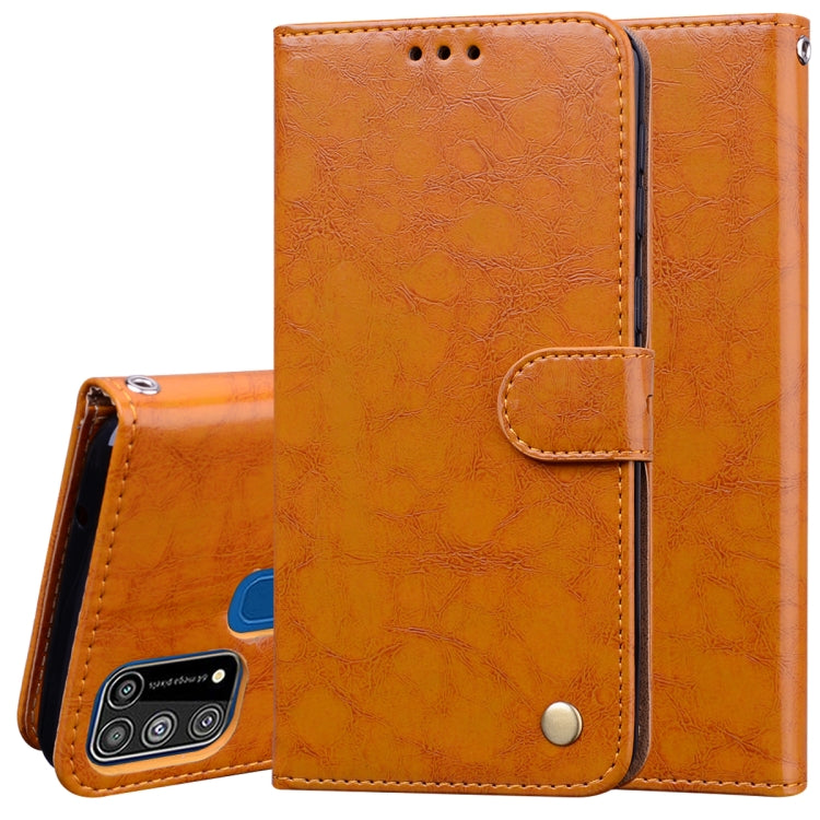 Business Style Oil Wax Texture Horizontal Flip Leather Case, with Holder & Card Slots & Wallet, For Xiaomi Redmi Note 9 Pro, For Huawei P40 Lite, For Huawei P40, For Huawei P40 Pro, For Galaxy M31