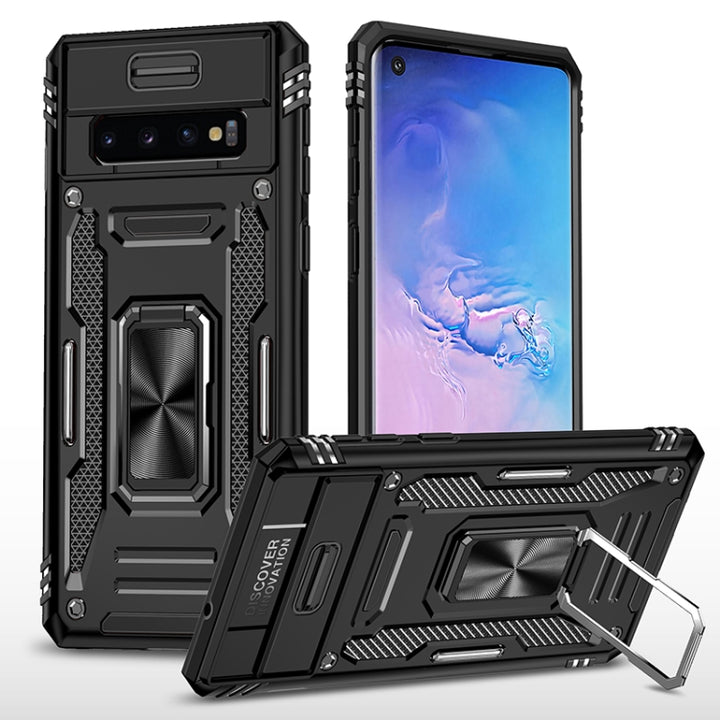 Armor PC + TPU Camera Shield Phone Case, For Samsung Galaxy S20 FE, For Samsung Galaxy S20 Ultra, For Samsung Galaxy S20+, For Samsung Galaxy S10