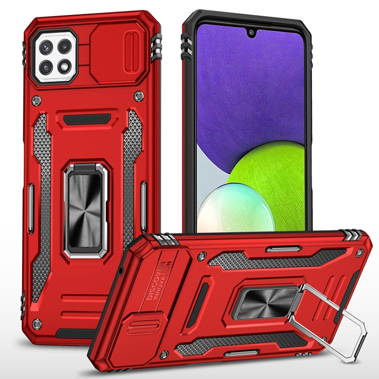 Armor PC + TPU Camera Shield Phone Case, For Samsung Galaxy A53 5G, For Samsung Galaxy A22 5G, For Samsung Galaxy A03s, For Samsung Galaxy A13 5G